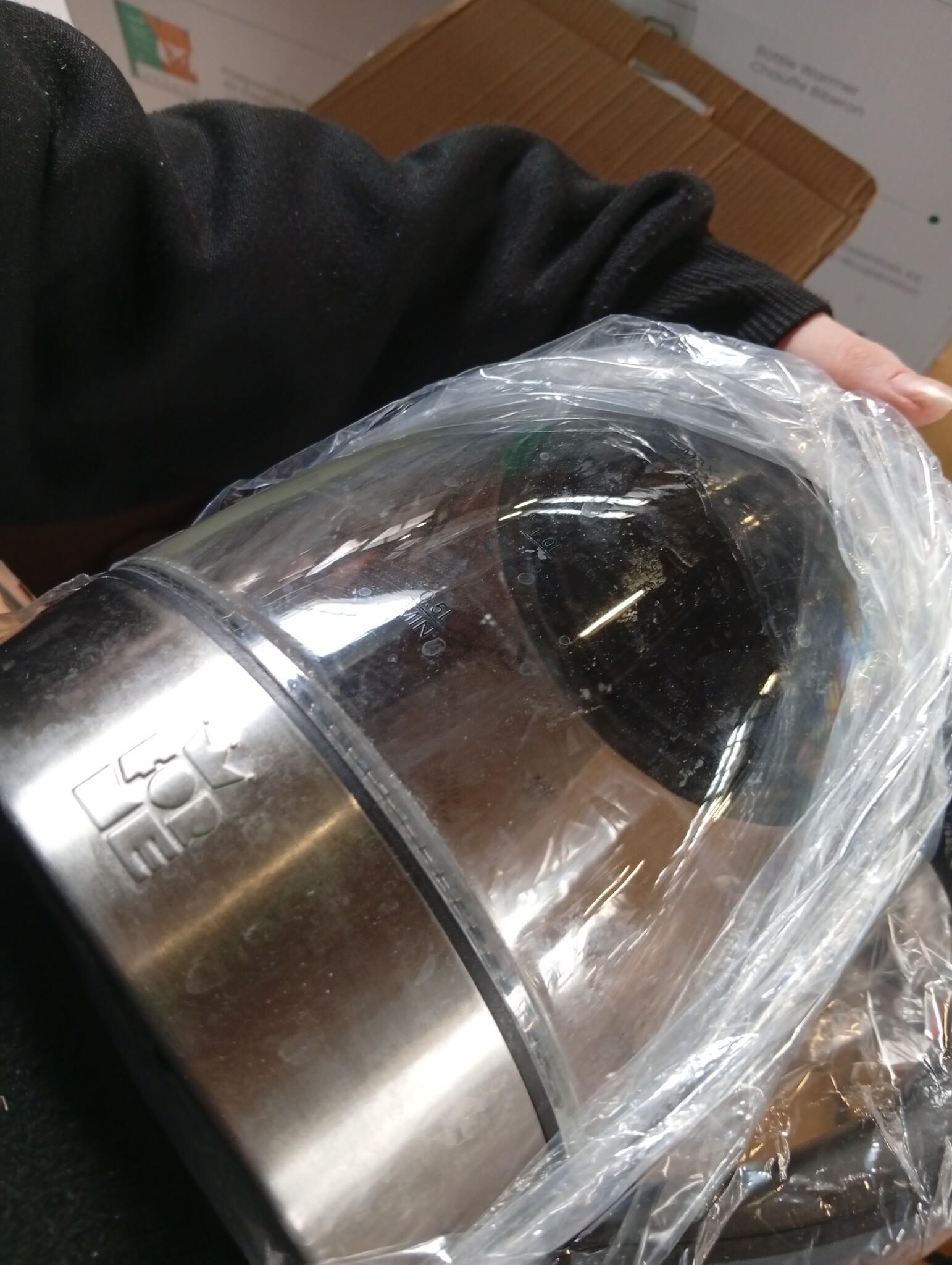 FOR ME Glazen Elektrische Waterkoker 1,8L, Temperatuurregeling, Temperatuurselectie 40°C tot 100°C, 7 Kleuren Ledverlichting, Warmhoudfunctie, BPA-Vrij