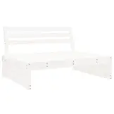 vidaXL Tuinmiddenbank 120x80 cm massief grenenhout wit