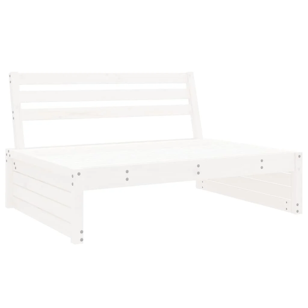 Tuinmiddenbank Grenenhout Wit 120x80 cm - 61% Korting