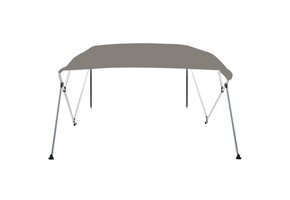 VidaXL Biminitop Bootkap Grijs 243x196x137cm - 47% Korting