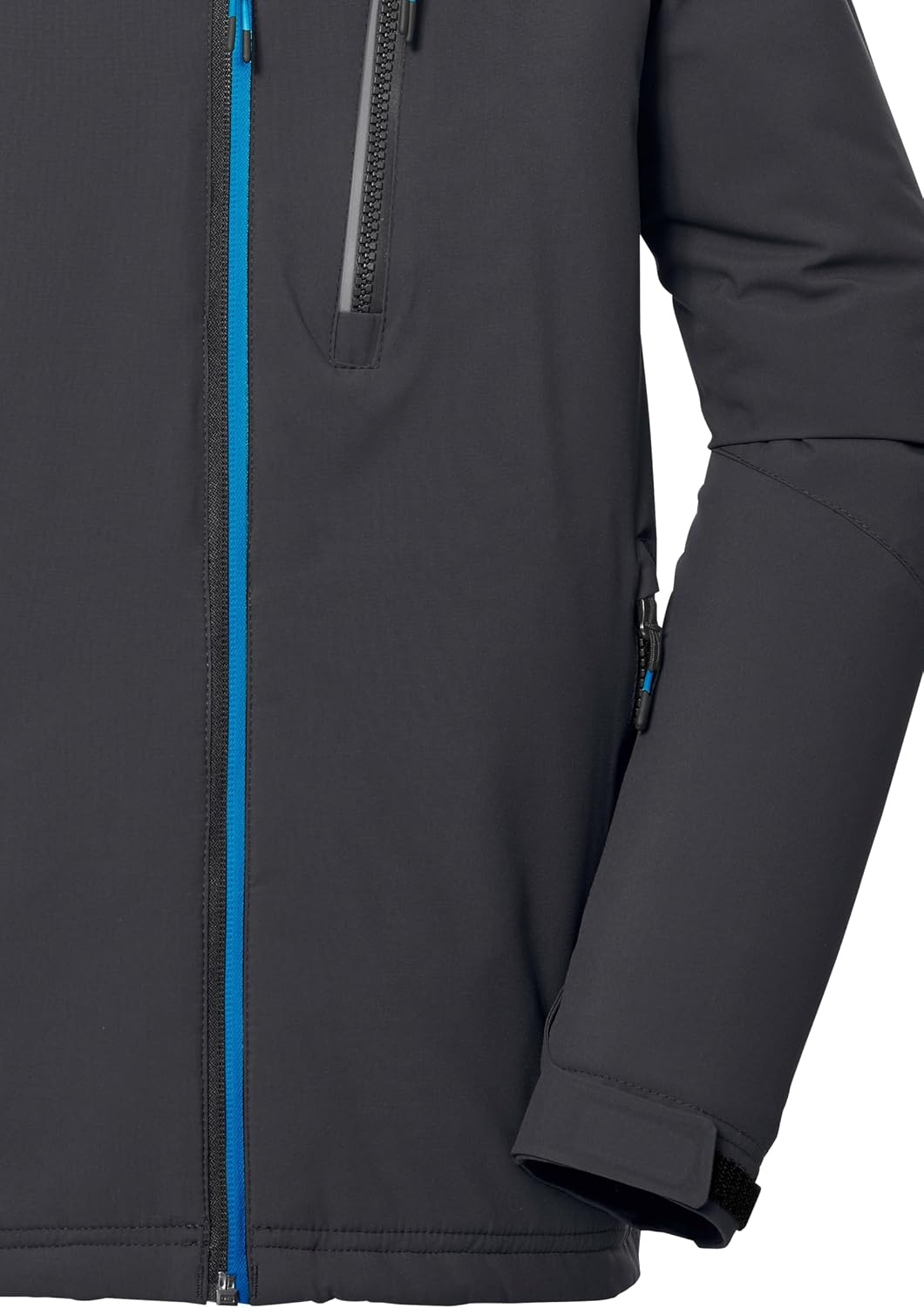Killtec Functionele Winterjas voor Jongens met Capuchon KOW 159 Zwart Blauw - Maat 176