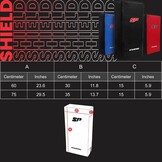 Starpro Kick Shield Trapkussen voor Muay Thai en MMA - Zwart - 60x30x15 cm