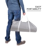 BEJOY Babybox, 150 cm Compact en Sterk, Schuimbescherming, Antislip Veiligheids Speeltuin met Transparant Ademend Gaas Ronde Ritsdeur Kinder activiteiten centrum voor Baby's en Peuters
