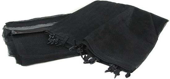 Trampoline zwart 244 cm - met veiligheidsnet