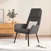 Relaxstoel stof donkergrijs - 34% korting