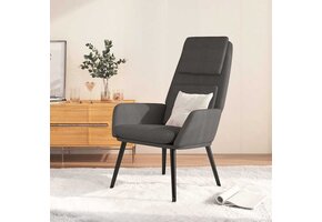 Relaxstoel stof donkergrijs - 34% korting