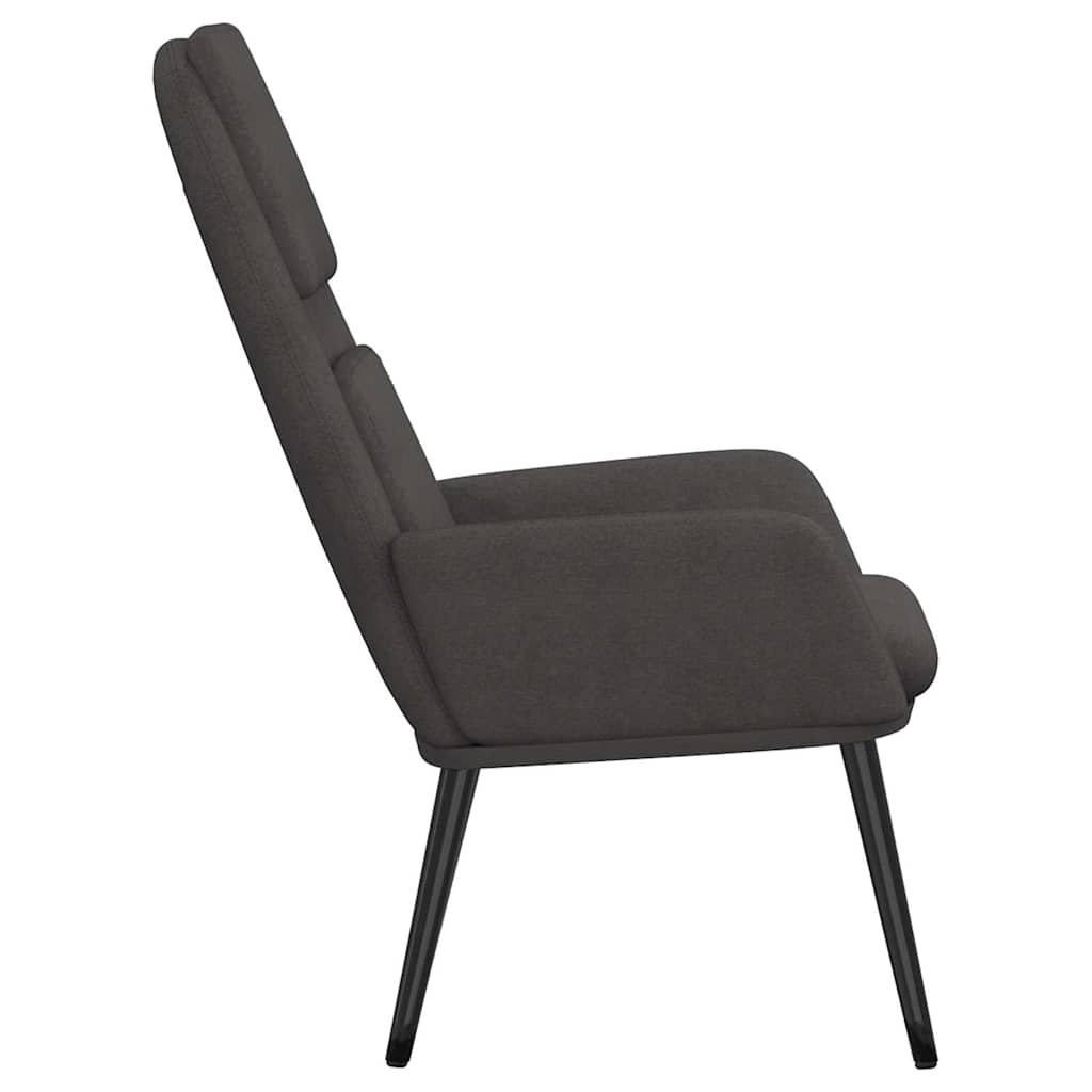 Relaxstoel stof donkergrijs - 34% korting