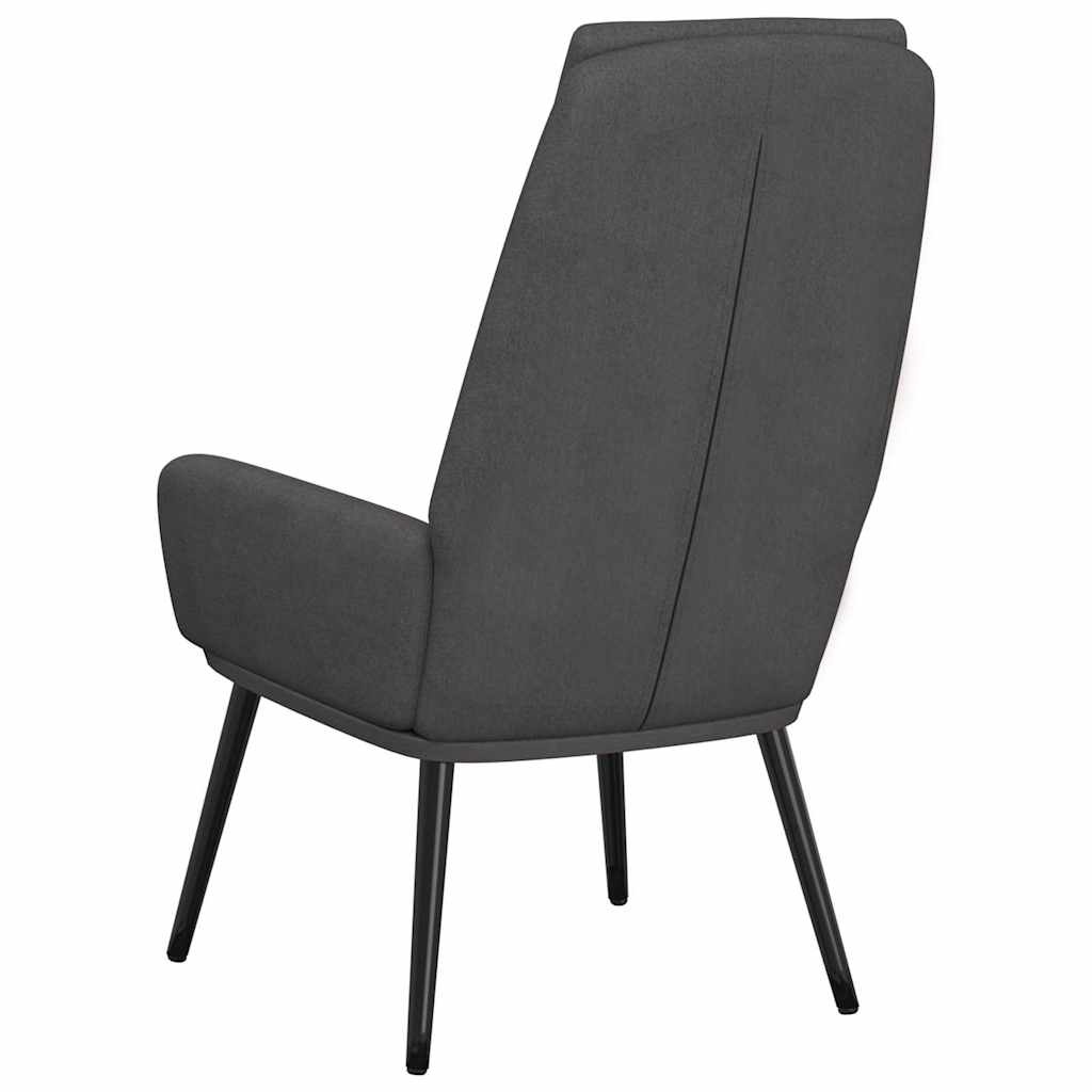 Relaxstoel stof donkergrijs - 34% korting