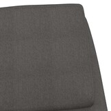 Relaxstoel stof donkergrijs - 34% korting
