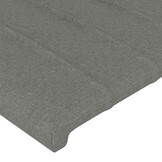 Hoofdbord Stof Donkergrijs 100x5x78/88 cm - 33% Korting