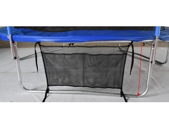 Schoenentas Trampoline 90x45 cm Zwart - Mesh met Gesp - 3 Paar Schoenen