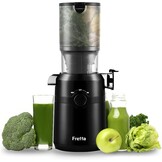 Fretta Slow Juicer - 108mm vulopening - 200W - BPA-vrij - Zwart
