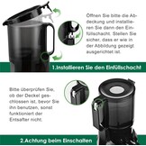 Fretta Slow Juicer - 108mm vulopening - 200W - BPA-vrij - Zwart