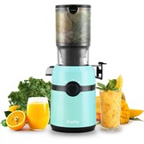 Fretta Slow Juicer - 108mm vulopening - 200W - BPA-vrij - Zwart