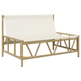 vidaXL Buiten zitplaatsen Lichtgrijs 110 x 74,5 x 71 cm Staal