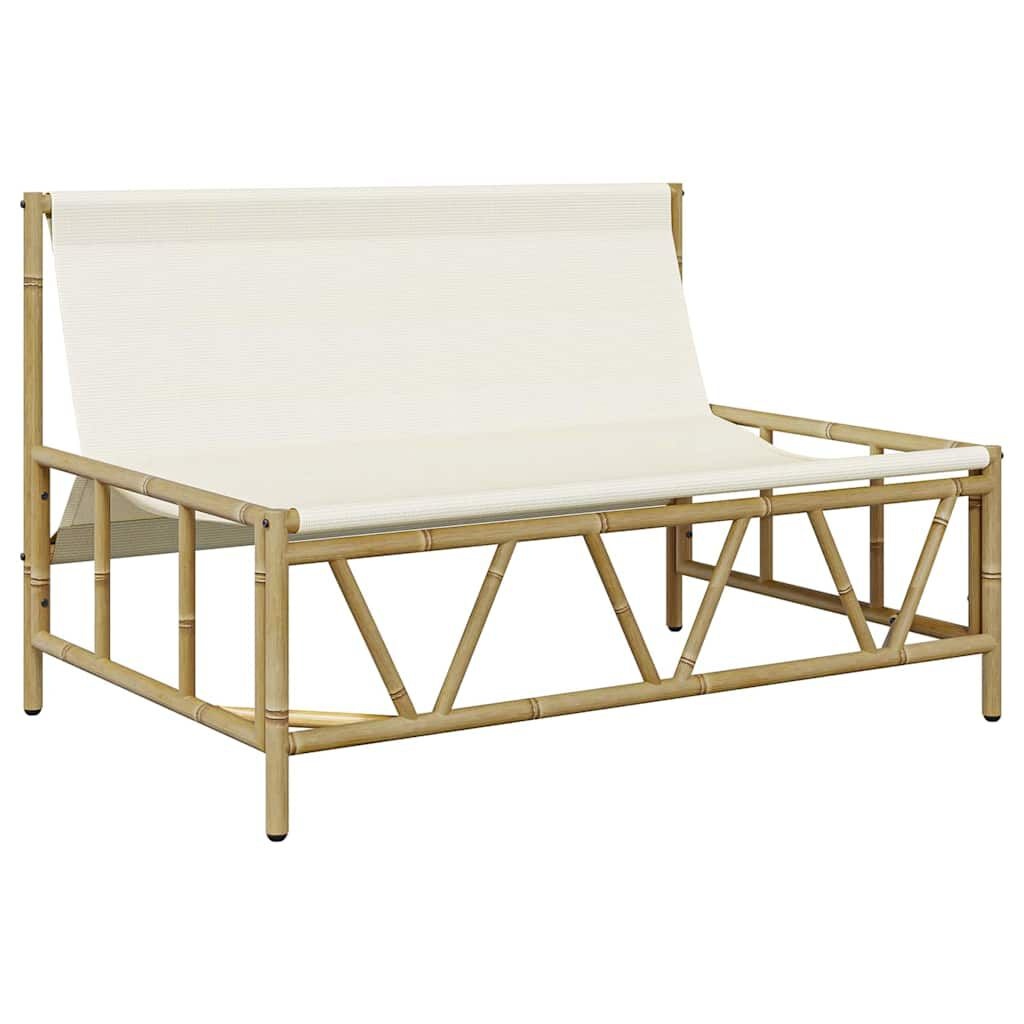 vidaXL Buiten zitplaatsen Lichtgrijs 110 x 74,5 x 71 cm Staal