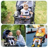 kinderwagen dienblad met 2 haken
