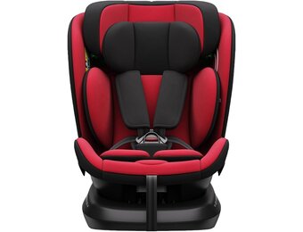 Reecle I-Size Car Seat, 360° Rotatable with ISOFIX, 40-150 cm (0~36 kg), Approx. 0-12 Years (Red)