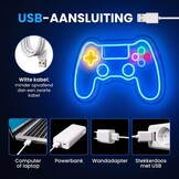 Gaming Neon Sign LED Lights Lamp, Game Jongens Kamer Decoratie Muur