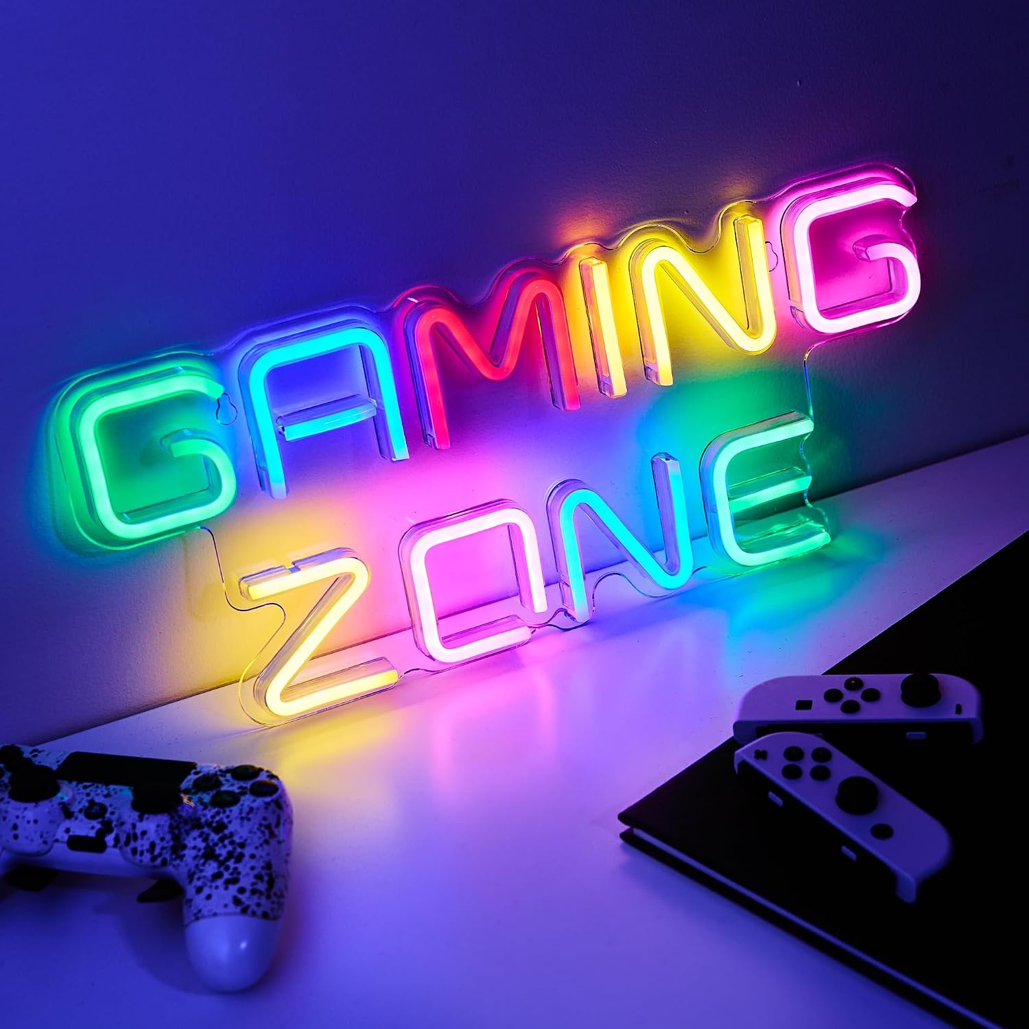 Gaming Neon Sign LED Lights Lamp, Game Jongens Kamer Decoratie Muur