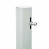 vidaXL Uittrekbaar Zijscherm Rechthoekig 500 x 100 cm Polyester Beige