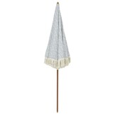 vidaXL Strandparasol 160 x 160 x 196 cm Polyester en staal Rond