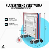 JOOLA Tafeltennistafel, professionele outdoor tafeltennistafel, weerbestendig, 6 mm aluminium kunststof composietoppervlak, inklapbaar onderstel, inclusief tafeltennisnet