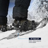 Odoland 4-in-1 Sneeuwschoen Set - Zwart - Maat M (63,5 cm)
