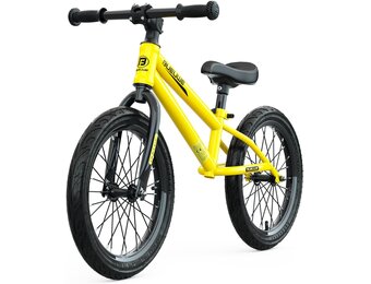 16 inch Loopfiets voor 4-8 Jarige Jongens en Meisjes - Lichtgewicht Koolstofstalen Frame, Verstelbare Stoel, Luchtbanden