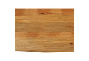 VidaXL Tafelblad Mangohout met Natuurlijke Rand 90x60 cm - 34% Korting
