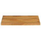 vidaXL Tafelblad met natuurlijke rand 90x60x2,5 cm massief mangohout