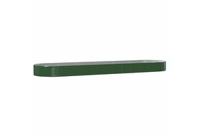Plantenbak Gegalvaniseerd Staal Groen 523x140x36 cm - 29% Korting!