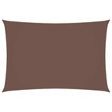 vidaXL Zonnescherm rechthoekig 3x5 m oxford stof bruin