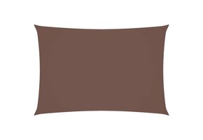 Rechthoekig Zonnedoek 3x5m Oxford Stof Bruin - 34% Korting
