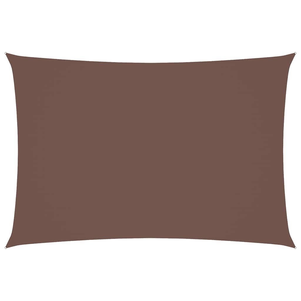 vidaXL Zonnescherm rechthoekig 3x5 m oxford stof bruin
