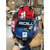 Integraalhelm Shark RIDILL 2 BERSEK Zwart/Rood KRA XS - 54% Korting