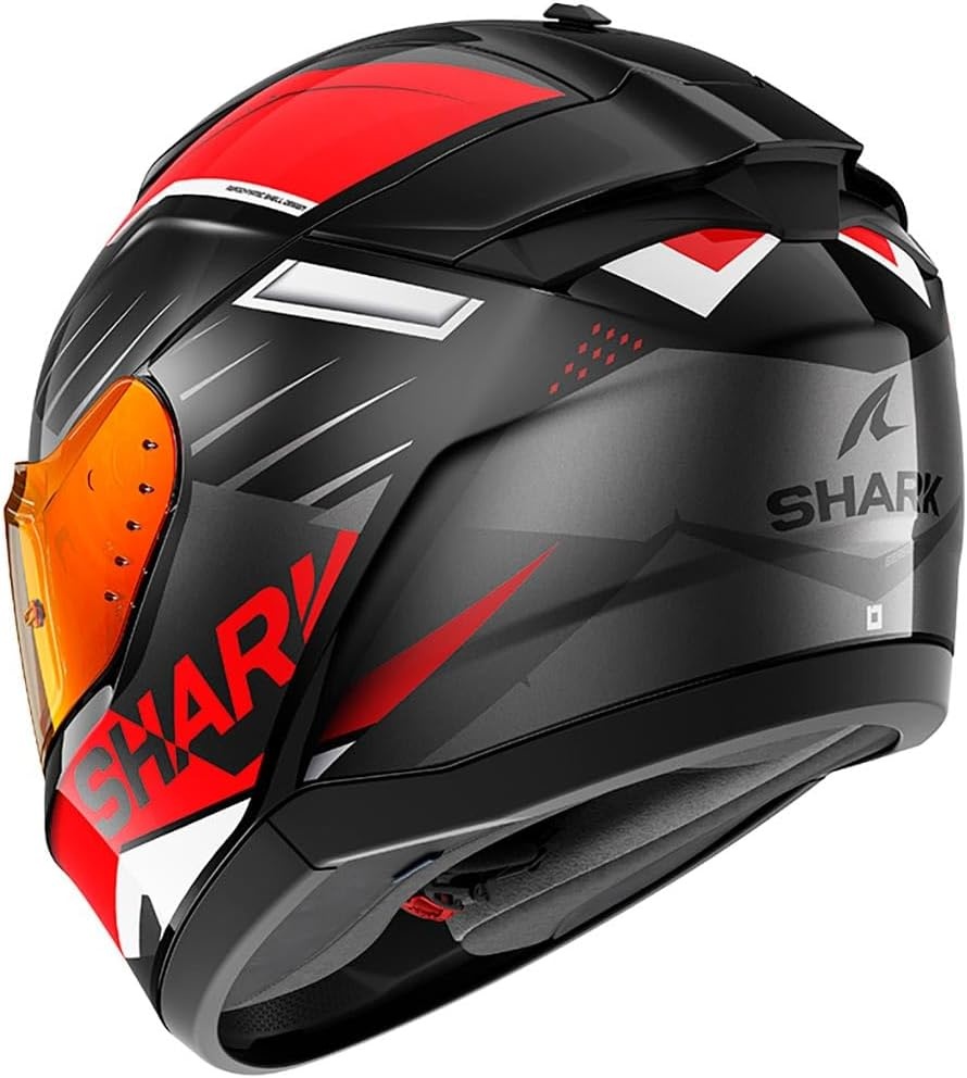 Integraalhelm Shark RIDILL 2 BERSEK Zwart/Rood KRA XS - 54% Korting