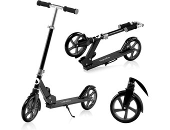 Lionelo Luca Opvouwbare Step - Verstelbaar - Tot 100 kg - Black Graphite