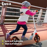 Lionelo Luca Opvouwbare Step - Verstelbaar - Tot 100 kg - Black Graphite