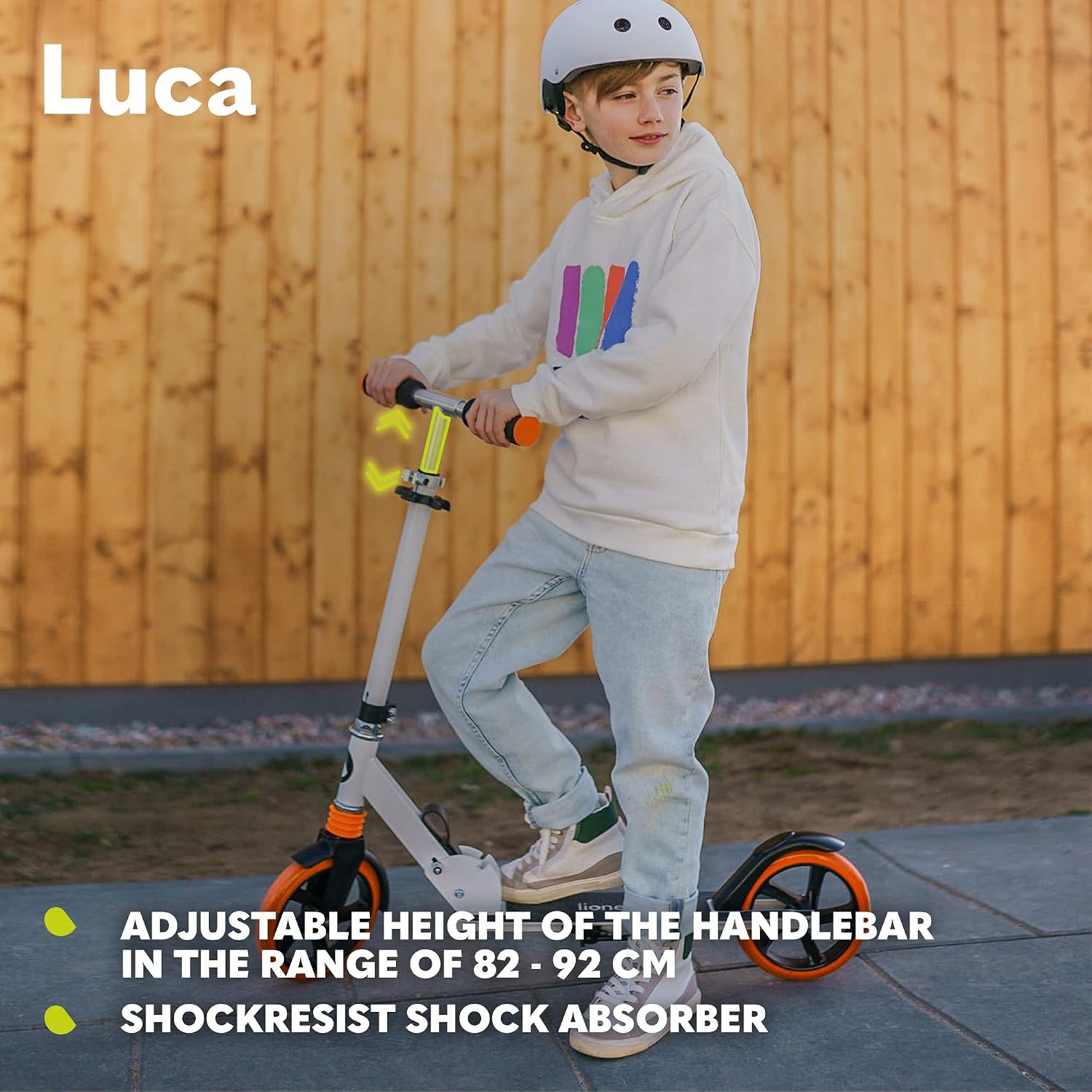Lionelo Luca Opvouwbare Step - Verstelbaar - Tot 100 kg - Black Graphite