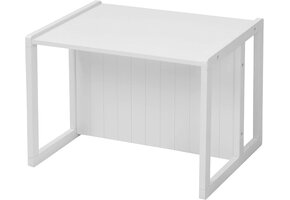 Omkeerbare Kinderbank/Tafel - Wit - 46% Korting