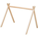 roba Houten Baby Speelboog Rock Star Baby 3 - Speeltrapeze met 3 Hangers en Draaibare Vormen - Stevige Activity Center - Natuurlijk / Antraciet