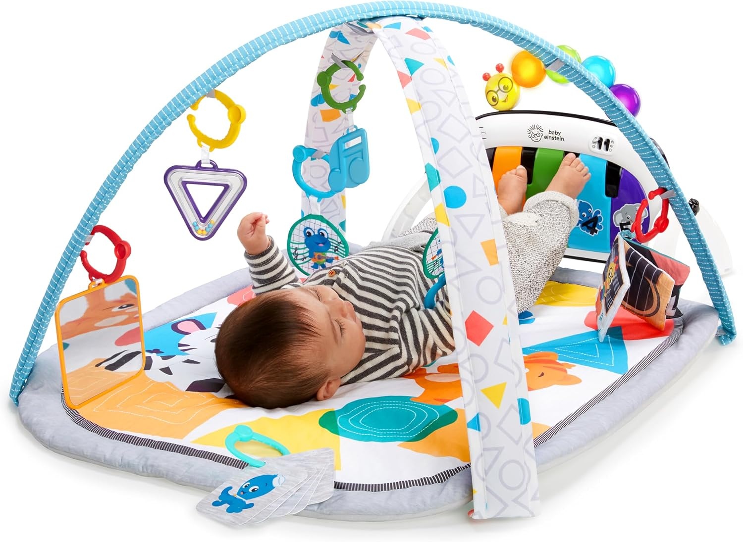 Baby Einstein, 4-in-1 Kickin' Tunes Muziek en Taal Discovery Speel Gym, Leeftijden Pasgeboren +