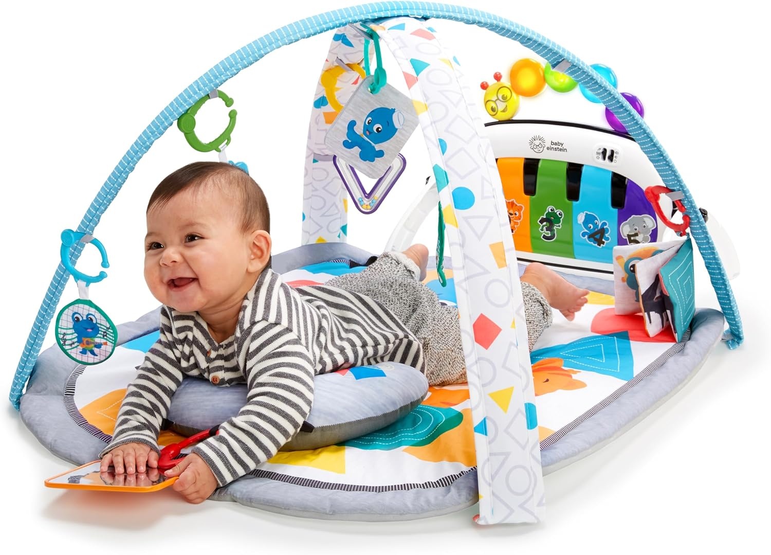Baby Einstein, 4-in-1 Kickin' Tunes Muziek en Taal Discovery Speel Gym, Leeftijden Pasgeboren +