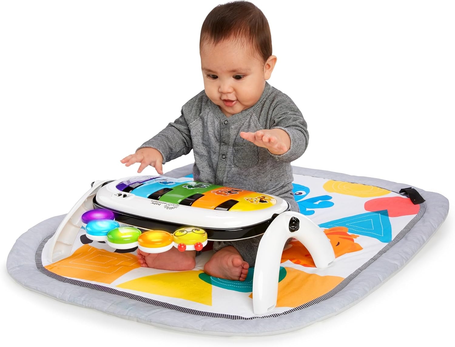 Baby Einstein, 4-in-1 Kickin' Tunes Muziek en Taal Discovery Speel Gym, Leeftijden Pasgeboren +