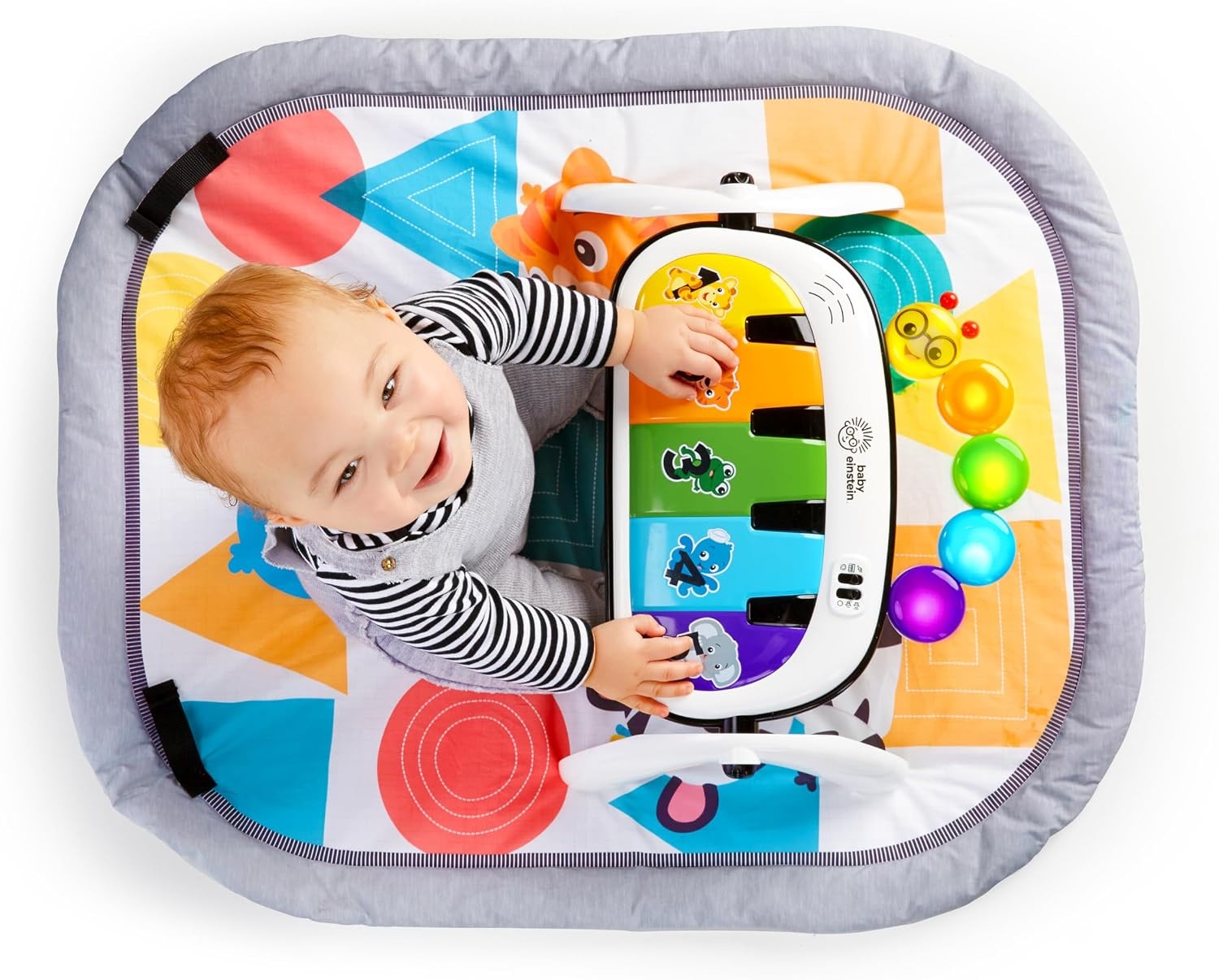 Baby Einstein, 4-in-1 Kickin' Tunes Muziek en Taal Discovery Speel Gym, Leeftijden Pasgeboren +