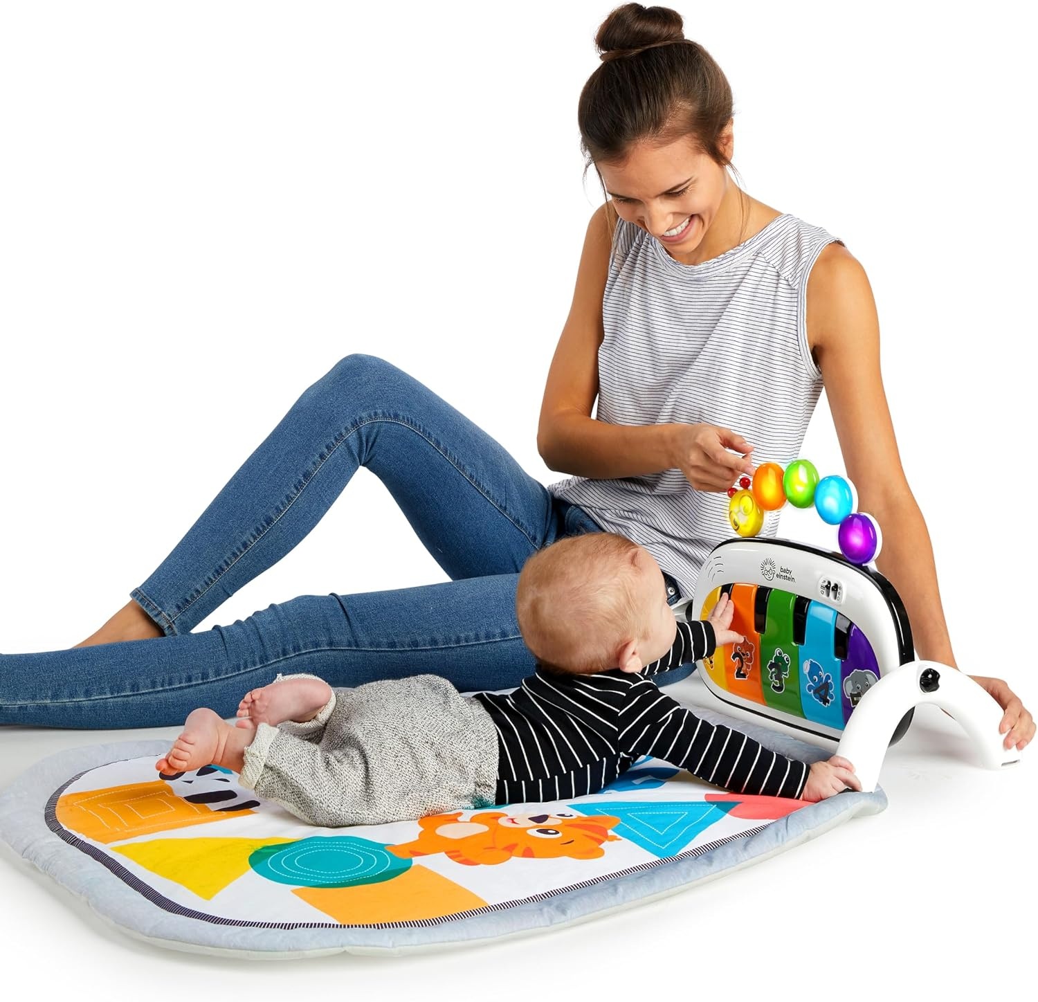 Baby Einstein, 4-in-1 Kickin' Tunes Muziek en Taal Discovery Speel Gym, Leeftijden Pasgeboren +
