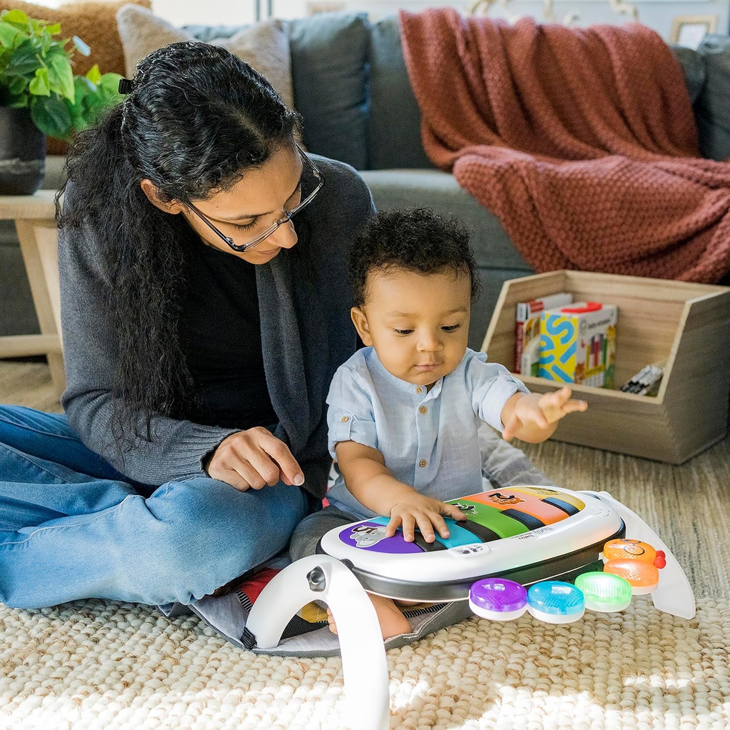Baby Einstein, 4-in-1 Kickin' Tunes Muziek en Taal Discovery Speel Gym, Leeftijden Pasgeboren +