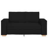 vidaXL 2-zitsbank Zwart 160x78x84 cm Stof - 35% Korting