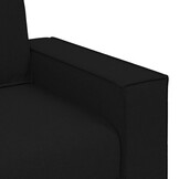 vidaXL 2-zitsbank Zwart 160x78x84 cm Stof - 35% Korting